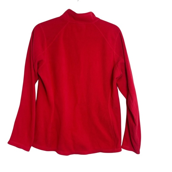 The North Face Fleece Women's Size Large Red Quarter Zip Sweater - Picture 5 of 6